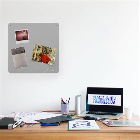 stainless steel magnetic bulletin board